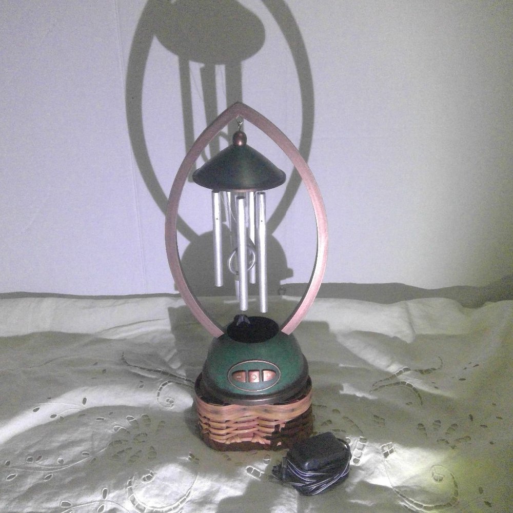 HoMedics Envirascape Indoor Tabletop Wind Chimes Model WC100 Battery Operated